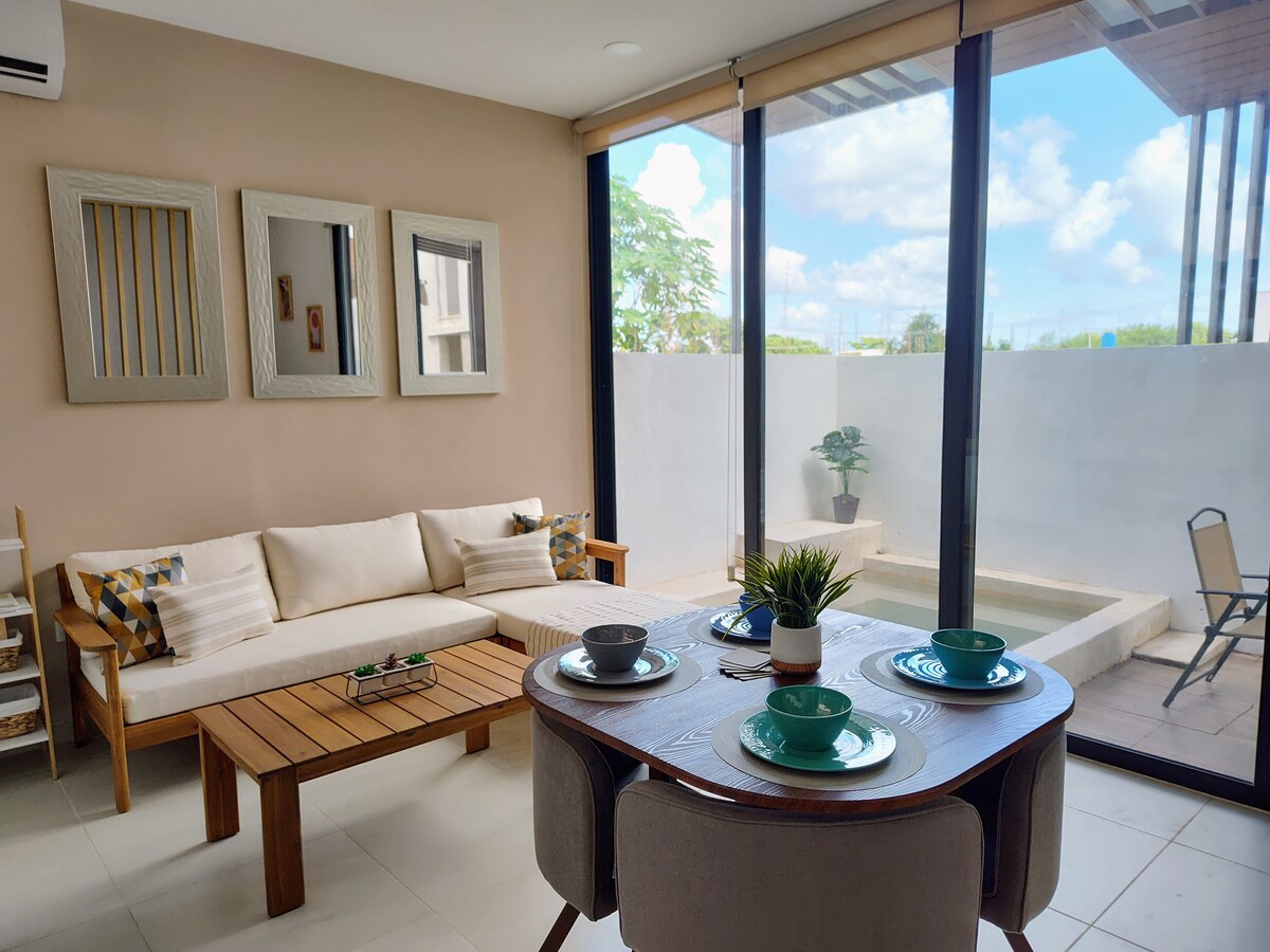 Anuncio de Airbnb popular: TownHouse Mérida en Mérida