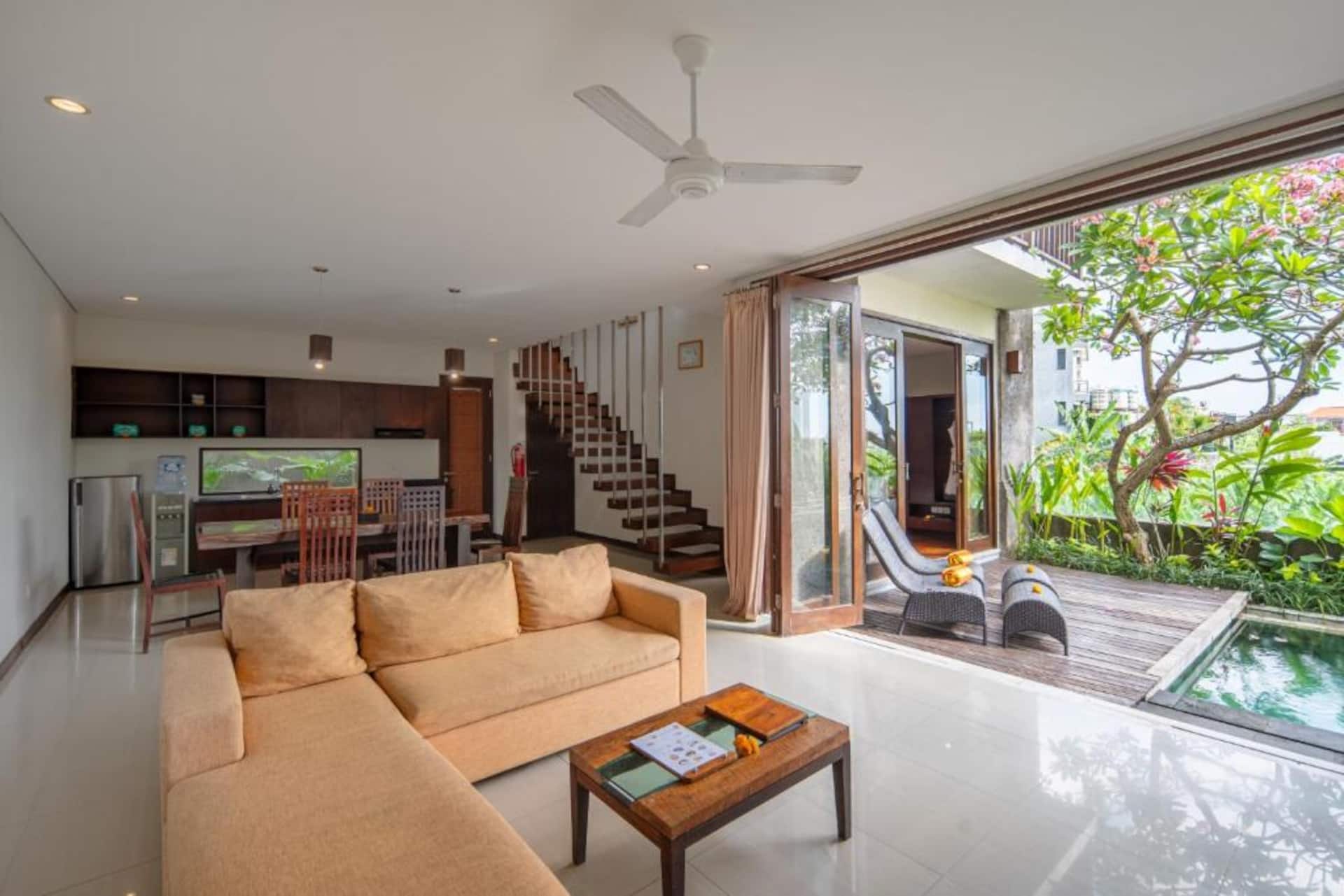 Sunlit Balcony Escape 3 Bedroom Private Villa in Canggu 2