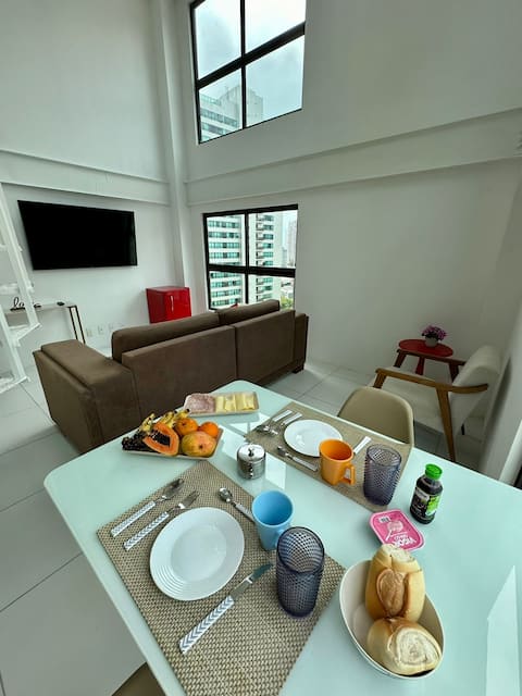 Beautiful Loft with sea view of Boa Viagem near the airport