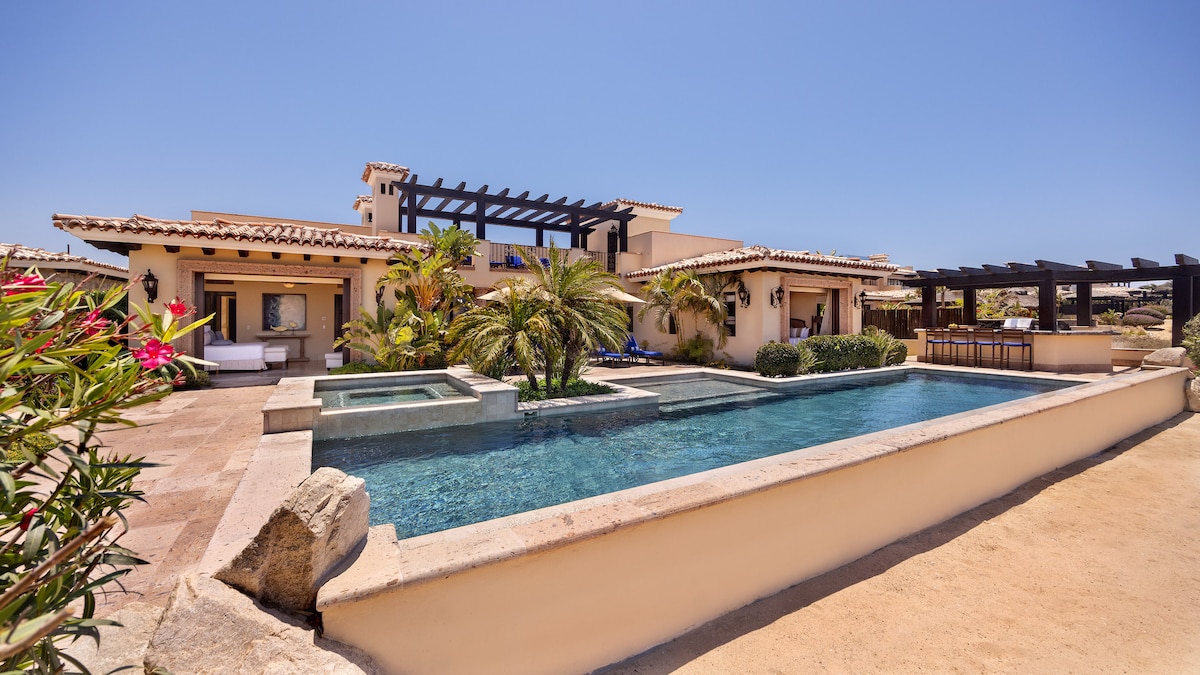 Successful Airbnb property: Elegant 4-Bedroom Getaway w/ Media Room, Sleeps 14 in Cabo San Lucas