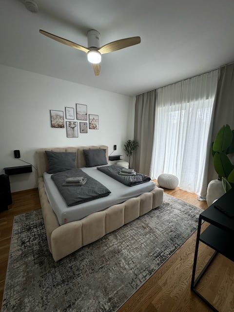 Sunny apartment with balcony