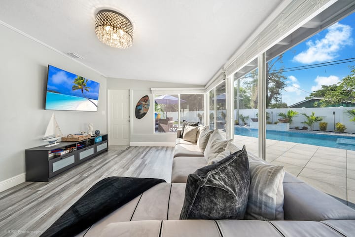 The Waves - Ftl - Heated Pool - Firepit - Fort Lauderdale