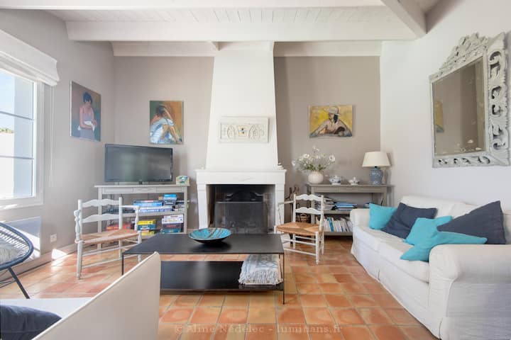"Les Agapanthes" Maison Rétaise Avec Piscine - Saint-Clément-des-Baleines