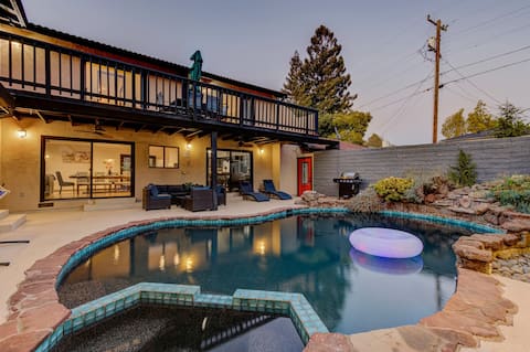 4BD/3.5BA Spanish Villa w/ Pool+Spa | Pool Table