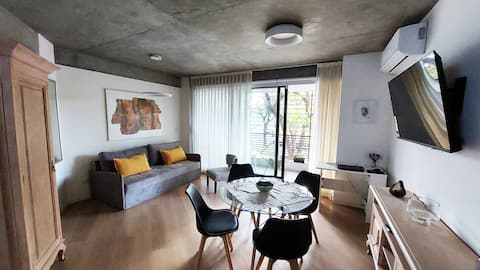 Anuncio de Airbnb popular: Style and Relax 2 rooms on Beautiful Boulevard en Núñez