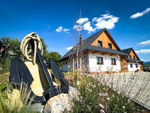 Tatralake Houses near Lake and Aquapark with Sauna