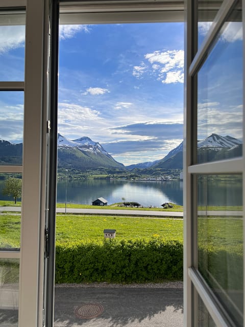 House on farm with a view