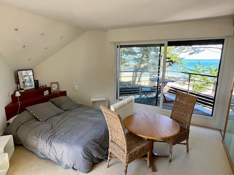 Top Airbnb: Architect-designed house on the ocean. à Mesquer
