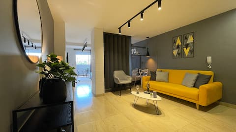 Top Airbnb: Cali Hideaway | Unique Grey/Yellow Style | Hammock in Tejares Cristales