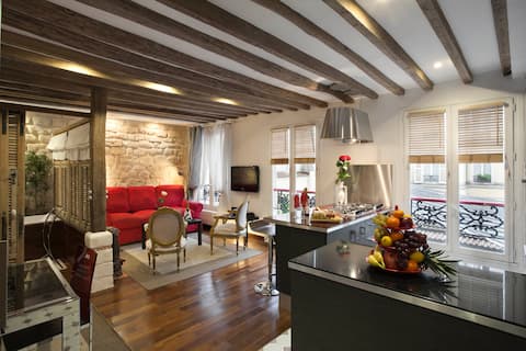 Successful Airbnb property: Large 3 rooms, quiet, central, by the canal in Paris 10e Arrondissement