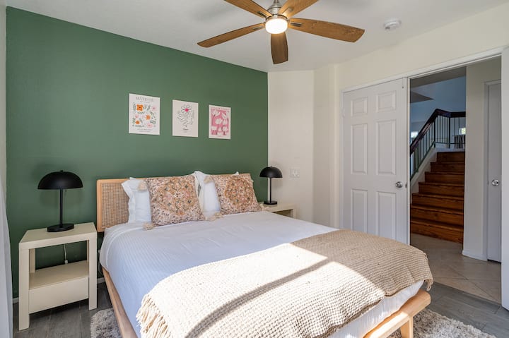 Chumba cha kulala #5: kitanda aina ya queen