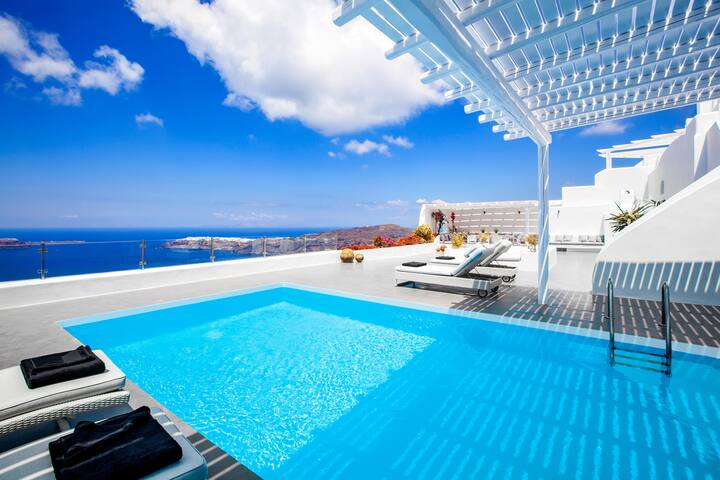 Erossea Villa Santorini / Villa level Caldera view gallery image 2