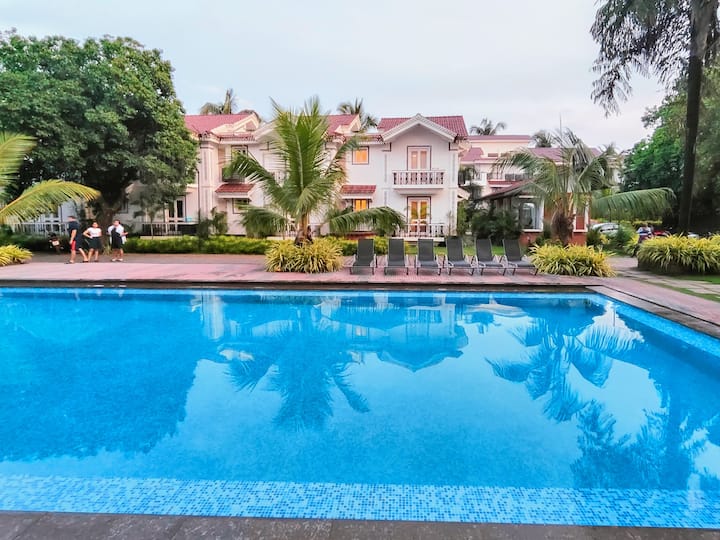 Riviera 01@ Siolim (3bhk Villa With  Pool View) - Goa