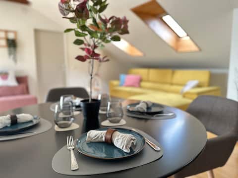 Colorful Airport Hut near Zürich Airport