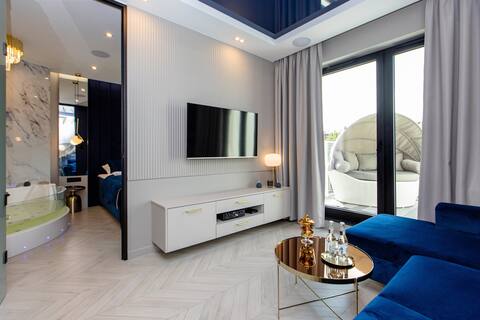 Apartament LUNA z jacuzzi Premium na Mazurach