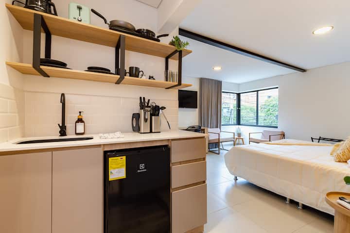 Al204 1 Bed Laureles Apartment Medellín | A/c - Medellín