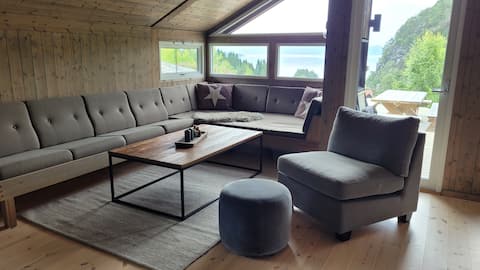 Top Airbnb: Cabin overlooking the fjord in Suldal