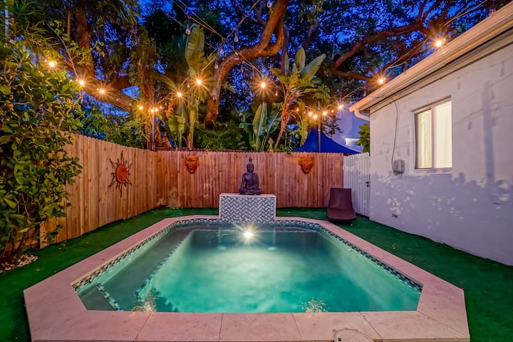 Buddha House Pool Big Yard - Miami