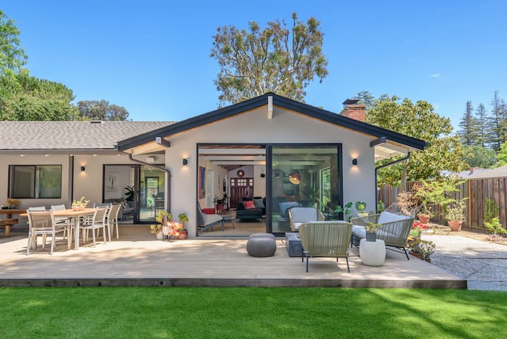 Bright, modern house