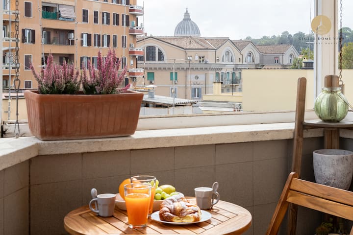 [St. Peter View] 300mt to Metro A-Vatican City-A/C