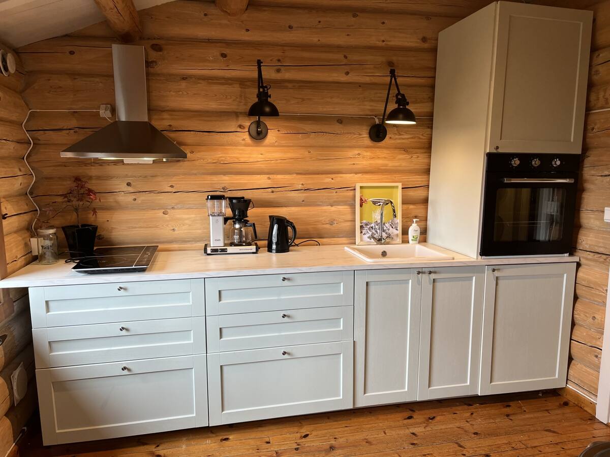 Kitchen  image of Log cabin in Sel, Norway