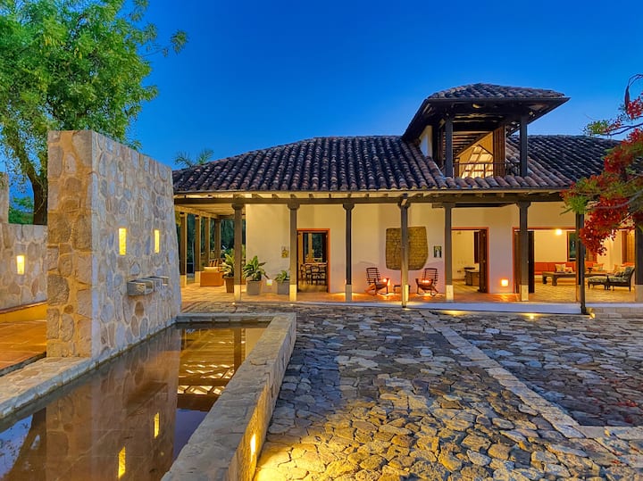 Luxury Colonial Hacienda | Pool, Staff & Tennis