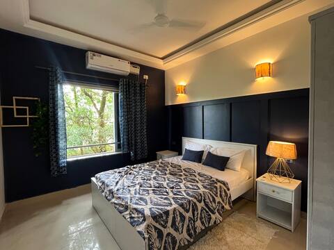 Charming Riverside 2BHK with pool n garden