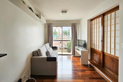 Airbnb em destaque: Cozy and air-conditioned USP/Pq. Villa Lobos em São Paulo