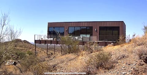 Floating House W/Swinging Bed Outdoor Projector