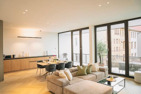 Erfolgreiche Airbnb-Immobilie: RR | The Penthouse | Luxe 105 m² | Central | WIFI in Magdeburg