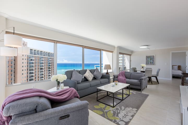 26 FREE Parking/Ocean Front 2br-Waikiki/Ala Moana