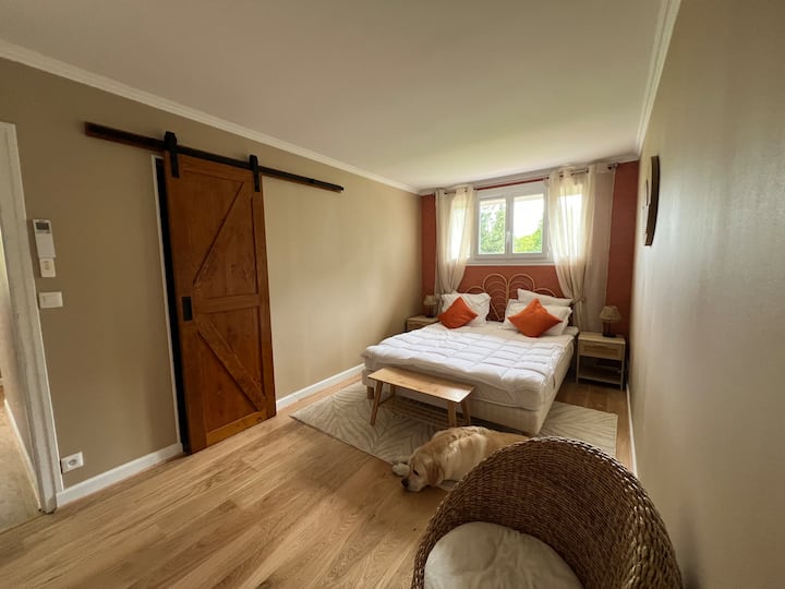 空调主卧3，带浴室和独立���� 