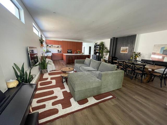 Modern home with pool