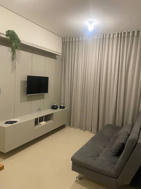 Top Airbnb: New flat 2 min from the beach with pool and garage in Cabedelo