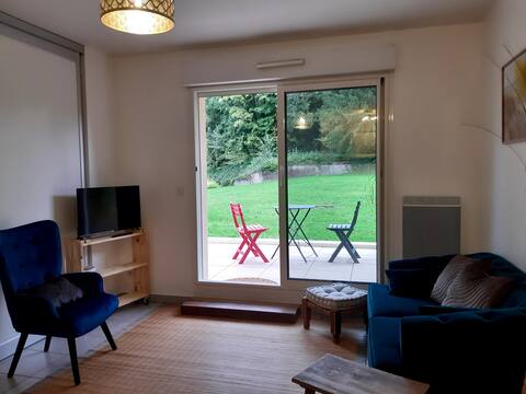 Top Airbnb: Les Oyats – 2 bedrooms with private parking à Saint Valery Sur Somme