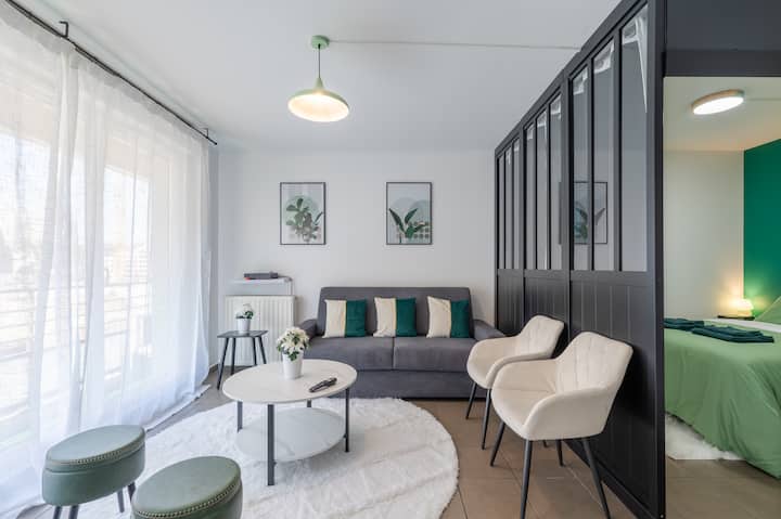 L'arlequin* Familial&calme/parking/metro & Netflix - Lyon