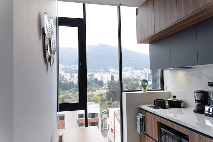 Acogedor Estudio En La Carolina, Hermosa Vista! - Quito (Ecuador)