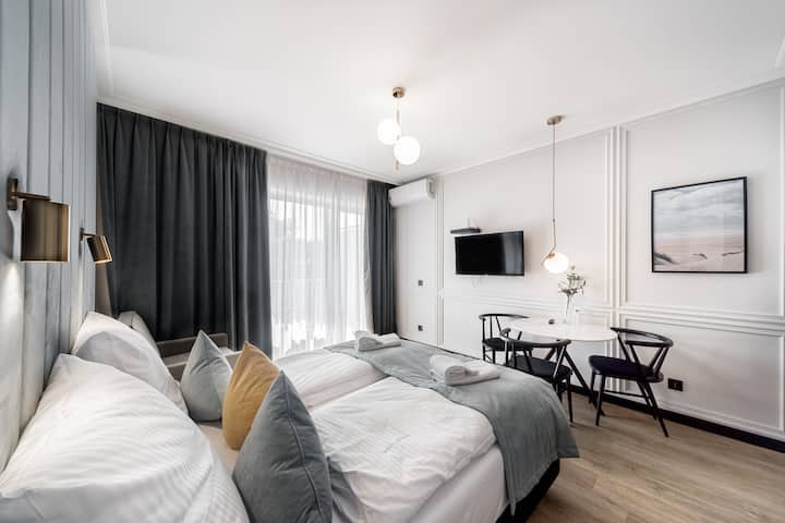 Standard Studio Z Klimatyzacją | Apartpark - Świnoujście