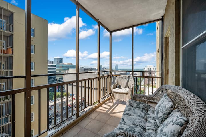 1BR 1BA HighRise Getaway - Balcony–ATL City Center - Condominiums for ...