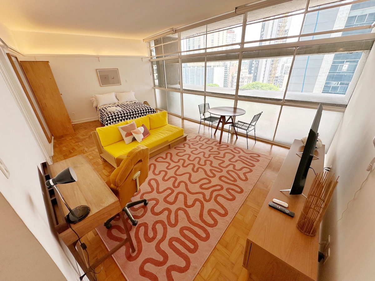Studio com Arte no Copan - Apartments for Rent in Sao Paulo, São Paulo ...