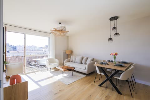 Propriété Airbnb réussie: Designer and bright apartment, mountain view à Grenoble