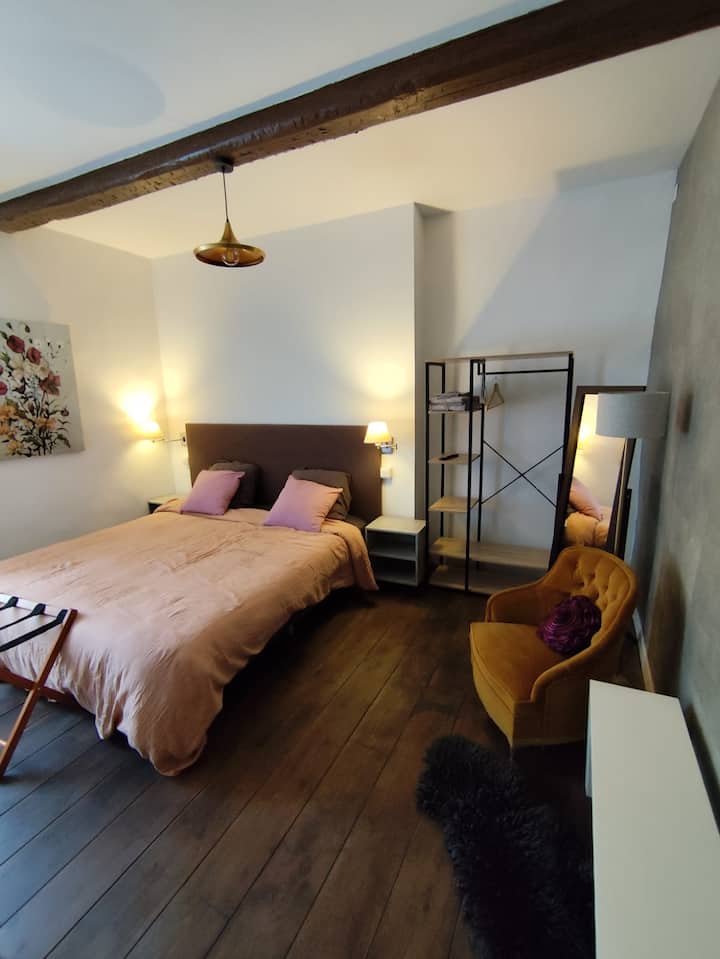 Chambre 2 Gîte Face Au Château - Pézenas