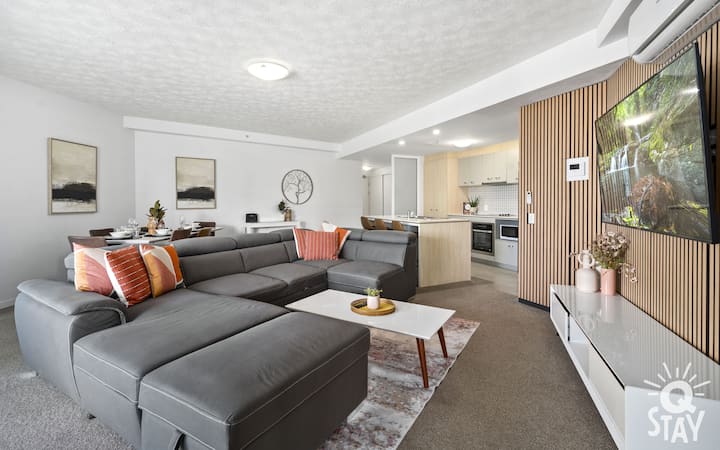 宽敞的起居区，让房客放松身心