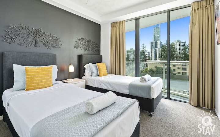 卧室2 - 2张单人床或1张加大双人床 