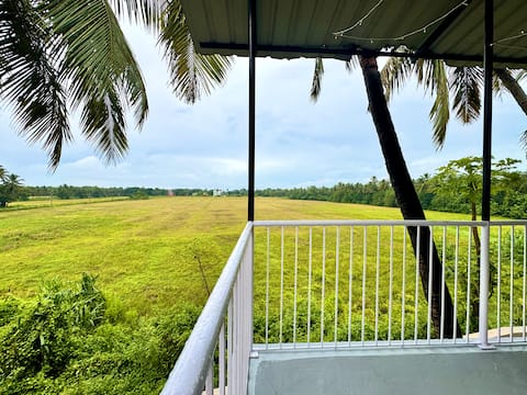 *Villa Panaroma-Fieldview & 5 mins drive to Beach*