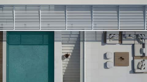 Stunning standalone white Beach Villa