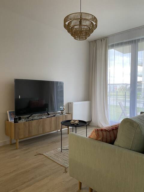 Successful Airbnb property: Green Hill and parking in Jasień