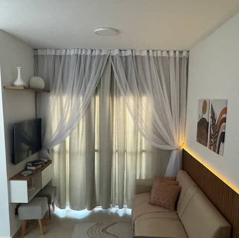 Successful Airbnb property: AP 600m from the sea, Ponta de Campina - João Pessoa in Paraíba