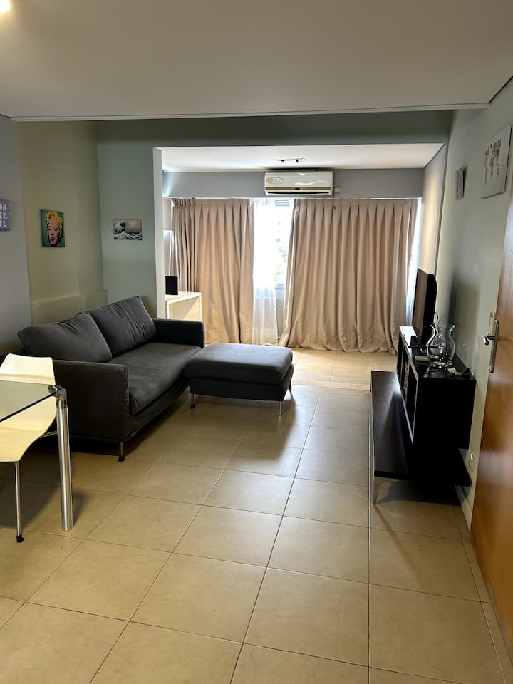 Apartamento de dois ambientes com 1 quarto em Palermo