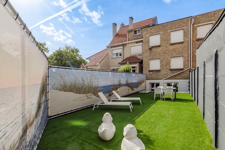 Patsy - Cosy Appt Met Tuin, Op 5’ Van Strand - Koksijde
